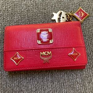 MCM Leather Key Holder . Authentic EUC